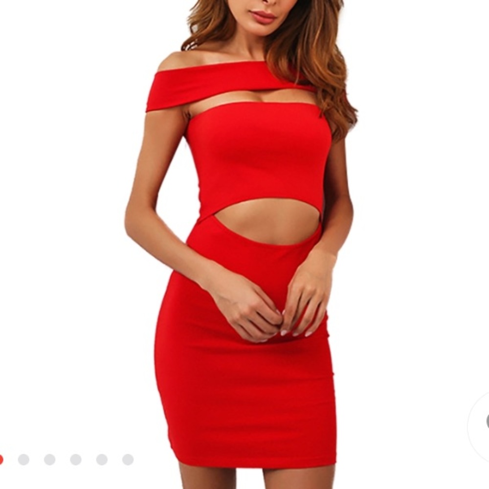 Cutout Bandage Dress